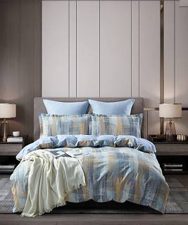 КПБ "KARTEKS" сатин печатный в ПВХ, р. 2-х спальный КВ585 (М)